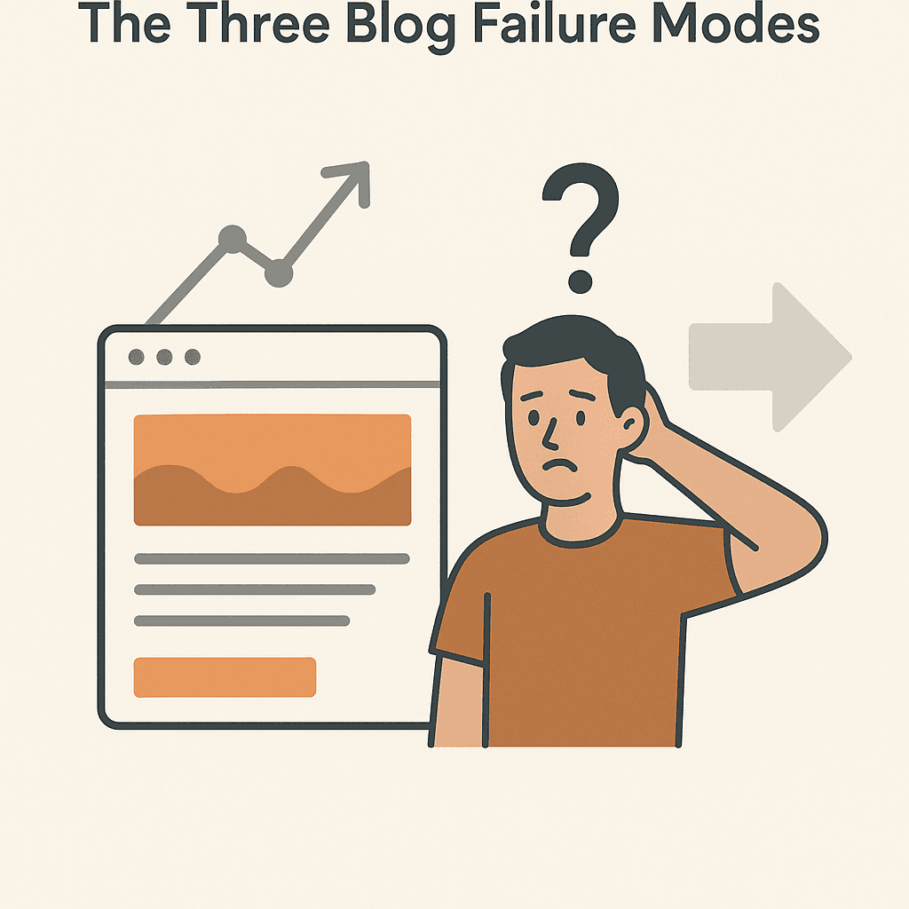 The Three Blog Failure Modes