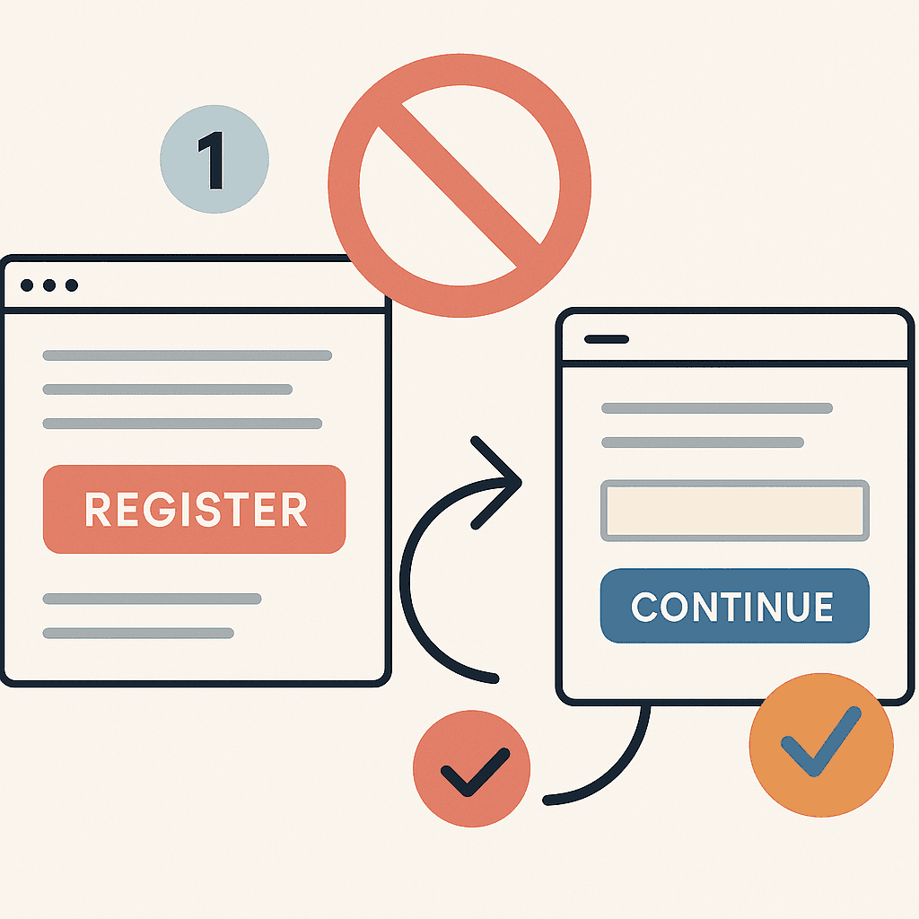 Getting Started: Replace One Premature Ask With One Safe Step