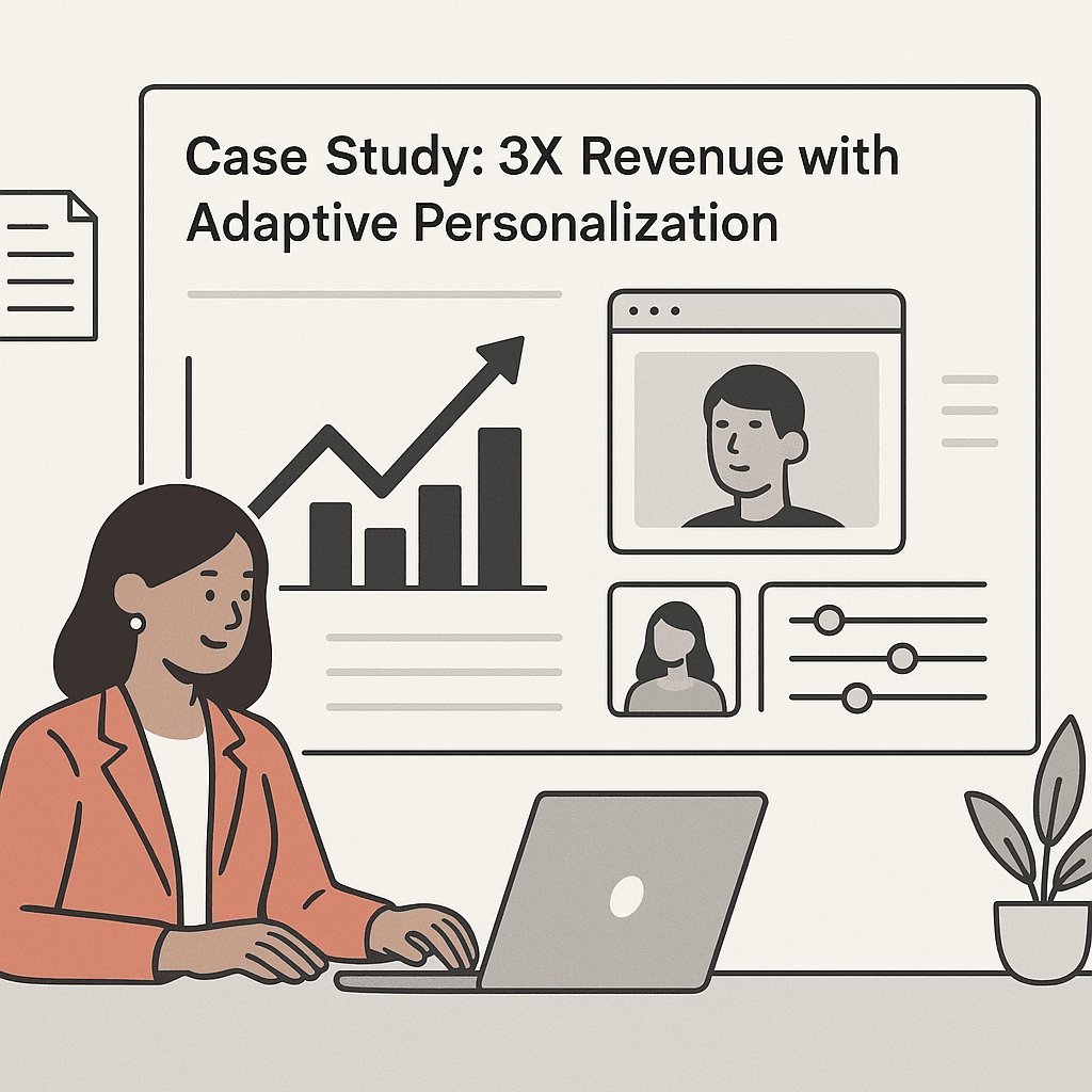 Case Study: 3X Revenue with Adaptive Personalization
