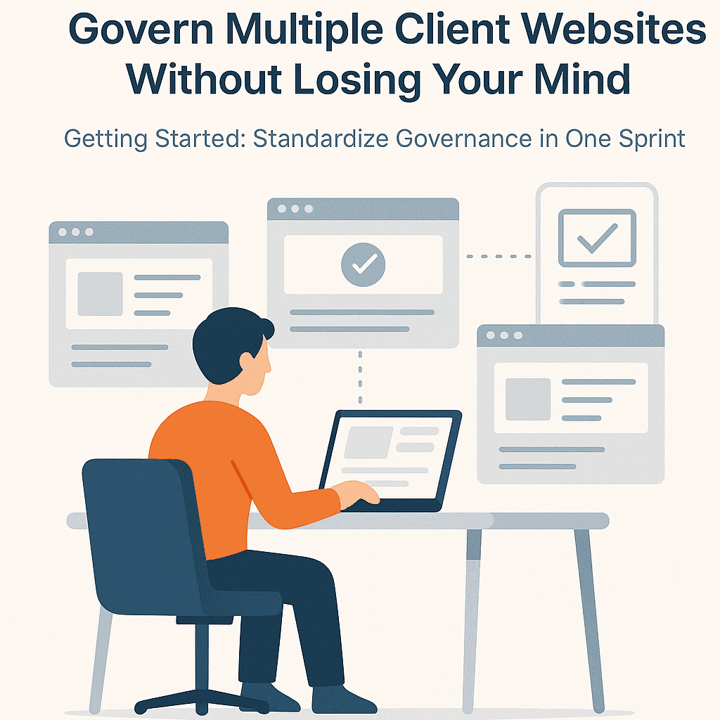 Getting Started: Standardize Governance in One Sprint