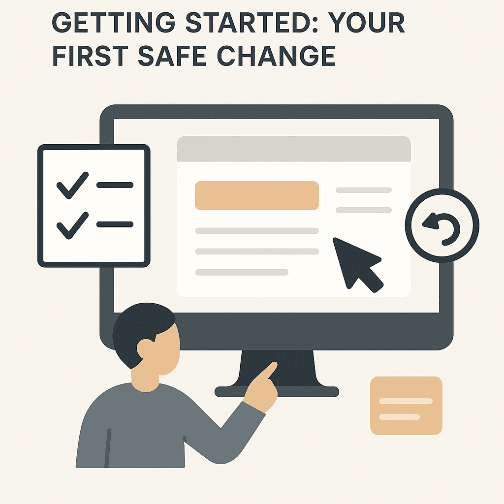 Getting Started: Your First Safe Change