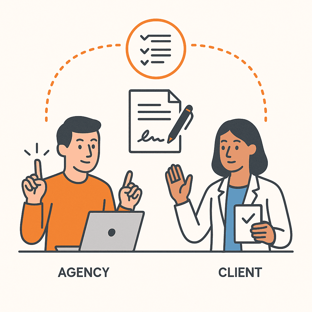 A Practical Client–Agency Boundary Model