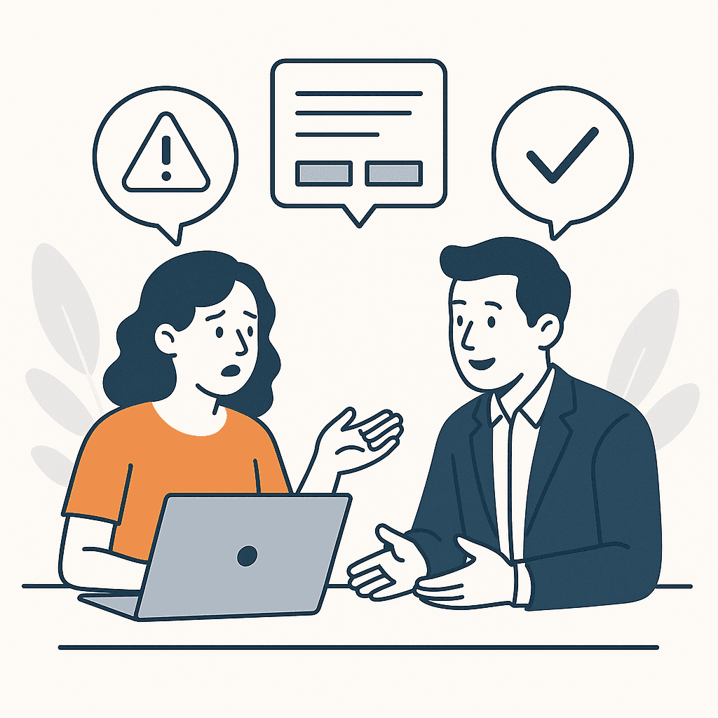 How to Talk to the Client (Without Panic or Blame)