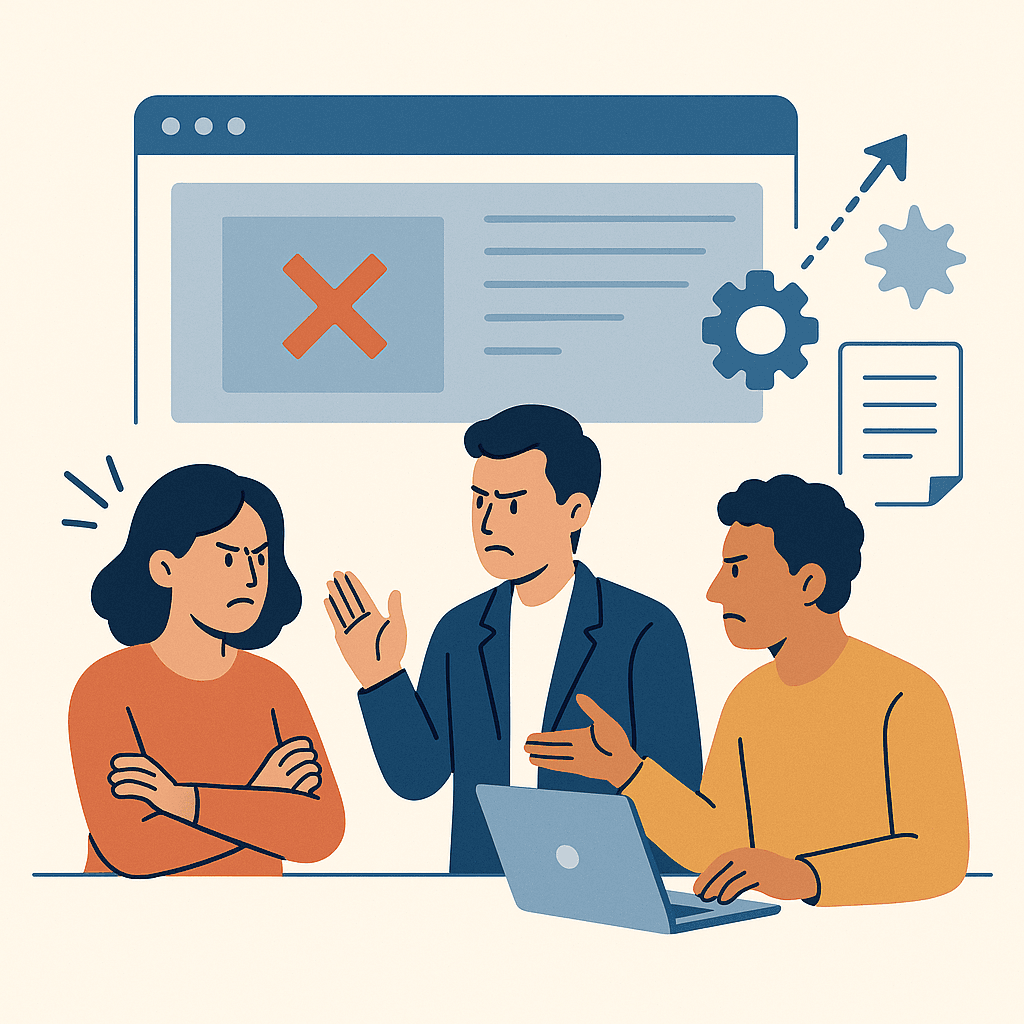 When Stakeholders Disagree About a Website Change