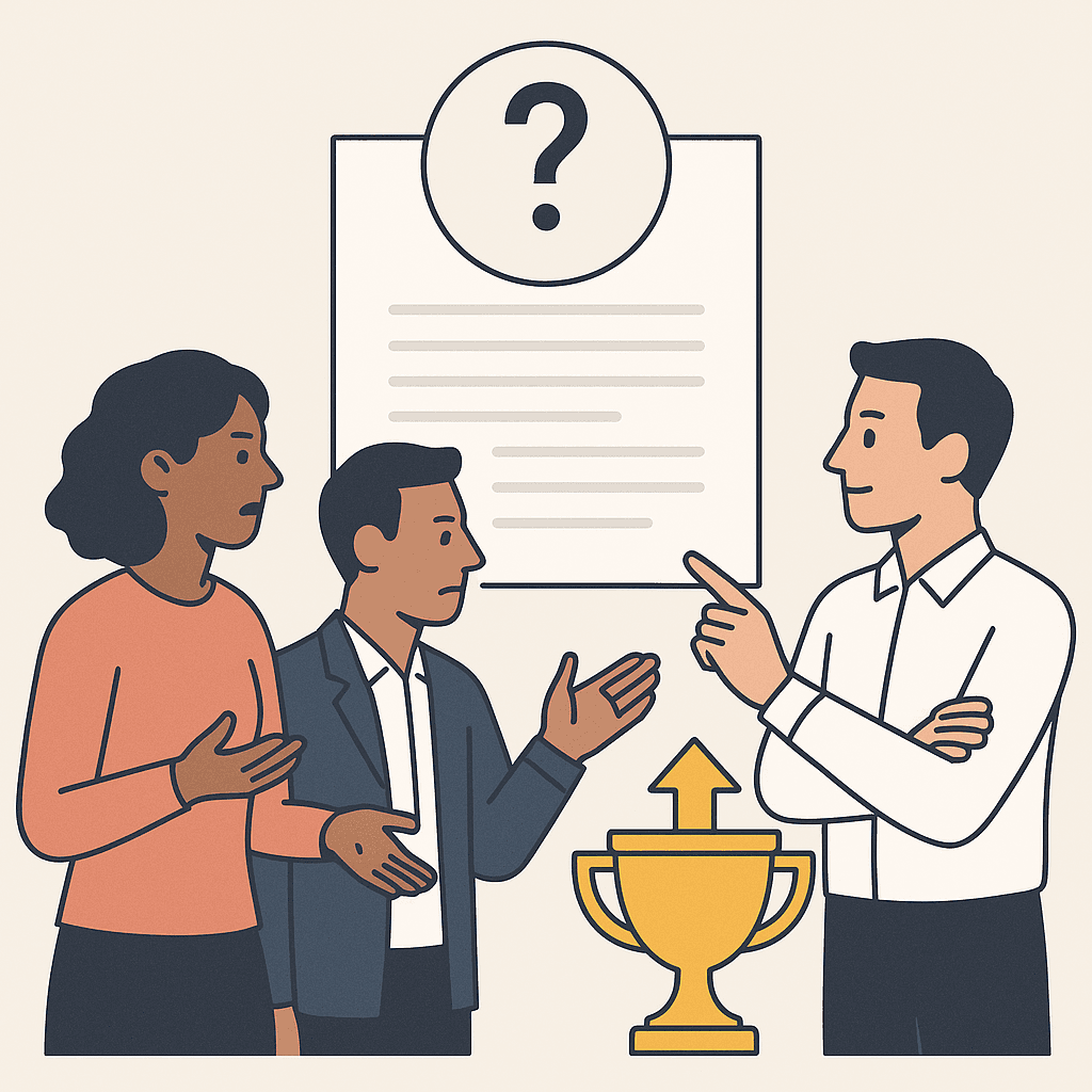 When Stakeholders Disagree: Pick a Tie-Breaker