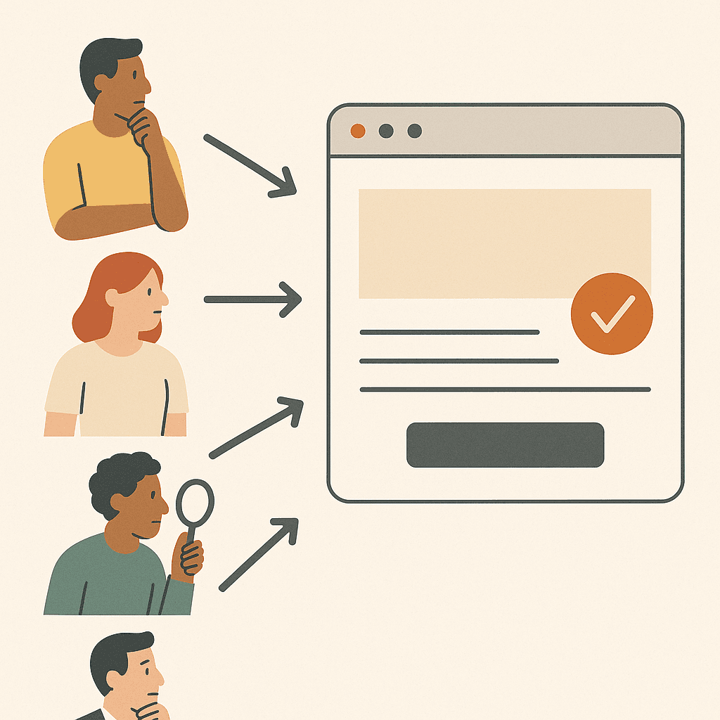 The Real Failure: Too Many Intents on One Page